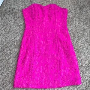 Lilly Pulitzer Strapless Lace Dress